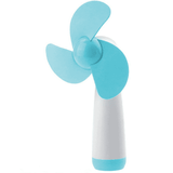 Mini Handheld Fan - Battery Operated with Soft Foam Blades (Battery Not Included)