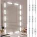 Led Vanity Mirror Lights Hollywood Style Vanity Make Up Light 10ft Ultra Bright White LED Dimmable Touch Control Lights Strip for Makeup Vanity Table & Bathroom Mirror Mirror Not Included