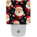 Santa Claus LED Square Night Lights - Modern Design Energy Efficient Indoor Lighting for Bedrooms Bathrooms and Hallways - 200 Characters