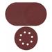 100PCS 5in 8 Hole Sanding Discs Sandpaper Sanding Sheet Round Abrasive Paper for Polishing Grinding