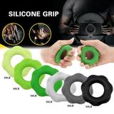 Windfall Hand Massage Grip Finger Strength Exercise Training Rehabilitation Silicone Ring Hand Grip Strengthening Stress Relief Squeeze