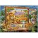 Rustic Jigsaw Puzzles Lions Coming To Life Wooden Puzzles Game Toys for Adults Family Puzzles Gift Jigsaw Puzzles Family Puzzle Adult Decompression Gift Intellective Educational Game 500 Pieces