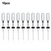 KAJOVE 10 Pack Model Railway Lights Lattice Mast light Track N Kit Platform Light LED 28mm and Black