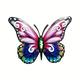 1pc Metal Butterfly Wall Decor (6.5 ) 3D Butterfly Outdoor Wall Decor Artistic Colorful Metal Butterfly Hanging Decor Home Decor Garden Decor Wall Decor Bedroom Decor Wedding Decor Party Dec