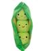 Giant Peas in A Pod Plush Toy 9.8 Pillow Cute Stuffed Pea Toys in Green