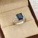 Stunning Square Zircon Bridal Ring - Perfect for Engagement Wedding and Anniversary Gifts