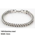 ZRB Hip Hop 316L Stainless Steel Bicycle Cuba Chain Bracelet for Men Women Solid Metal Cable Figaro Box Luxury Emo Accessories Kpop