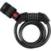 Master Lock Lasso Bicycle Lock Combination Bicycle Lock Lasso Lock for Outdoor Equipment Black