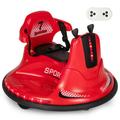 360 Spin Electric Ride-On Bumper Car for Kids and Toddlers - Red