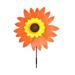 Clearance! ZBBMUYHGSA Card Slot Garden Steel Sunflower Lawn Wind Garden Party Wind Garden Lawn Windmill Decoration Outdoor De Orange