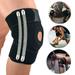 Windfall 1Pc Professional Sports Knee Compression Sleeve Support for Men and Women - Perfect for Powerlifting Weightlifting Running Gym Workout Squats and Pain Relief - Black + Blue / Black