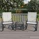 Outdoor patio patio sofa seat three-piece set outdoor patio patio furniture set 3 Piece Patio Set for Outdoor