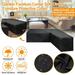 Huayishang Couch Cover Clearance Outdoor Garden Furniture Corner Sofa Cover Furniture Cover Outdoor Table Cover Garden Supplies C