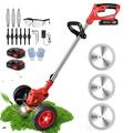 Electric Weed Eater Cordless Grass Trimmer Cordless String Trimmer Battery Powered Weed Wacker Lightweight Grass Cutter Machine