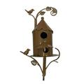 Blateno Clearance Metal Bird House Feeder Stake Outdoor - Metal Bird House Stake Bird House For Patio Outdoor Garden Decoration Bird Feeders Double-Hole Birdhouse Stake for Patio Backyard Yard