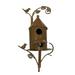 Blateno Clearance Metal Bird House Feeder Stake Outdoor - Metal Bird House Stake Bird House For Patio Outdoor Garden Decoration Bird Feeders Double-Hole Birdhouse Stake for Patio Backyard Yard