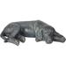 KEERDAO Garden Statue Outdoor Decorations Dog-Figurine â€“ 22.25 Inch Sleeping Dog Sculptures Resin Sculpture for Patio Lawn Yard Porch Ornament Garden Gift 22.25 * 12.5 * 5.5