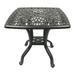 Patio End Table 21 Square Cast Aluminum Outdoor Furniture Desert Bronze