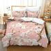 Modern Bedroom Decor Home Bedclothes Sakura Printed Duvet Cover Pillowcase Bedding Set King (90 x104 )