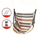 1pc Outdoor Hammock Chair Canvas Leisure Swing Chair No Pillow Or Cushion Dormitory Hammock Swing Rocking Chair(With Storage Bag