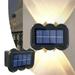 Harpi Wall Sconces Set of Two Deals of the Day Clearance LED Outdoor Solar Lights Land-scape Spotlights Garden Lights Wireless Solar Powered Outdoor Lights/Lighting For Yard Walkway