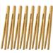 8 Pieces Bamboo Tongs Toast Kitchen Tongs 18cm Small Bamboo Tongs Barbecue Tongs Wood For Kitchen Grilled Meat Pastries Bread