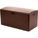 Java Brown 73 Gallon Multipurpose Plastic Outdoor Backyard Patio Storage Deck Box Container with Soft Close Lid for Convenient Organization