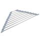 A07 Drain Rack Triangle Dish Drying Rack For Sink Corner Roll Up Dish Drying Rack Folding Stainless Steel Multipurpose Over The Sink Corner Dish Drainer Mat For Kitchen