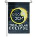 Total Solar Eclipse 2024 Solar Eclipse Decorations Flags For Garden Outdoor Flags Cute Outdoor Flags Farmhouse Funny Garden Flag One Size Double Sided Outdoor Decor