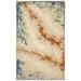 Visions IV Contemporary Indoor/Outdoor Rug 5 X 8 Ivory/Cream Natural