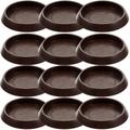 Qumonin 12Pcs Professional Bed Stoppers Multi-function Couch Stoppers Compact Chair Wheel Stoppers