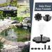 Fimeskey Water Sprinklers Pond Bird Solar Garden Floating Power Water Decor Bath Patio Patio & Garden Home & Garden
