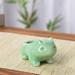 Creative Ceramic Mini Flowerpot Succulent Planter Cute Green Plants Planter Flower Pot with Hole Home Garden Decoration outdoor