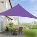 ajkijo Triangle Sun Shade Sail Canopy Sunshade Outdoor Heavy Duty Triangle Oxford ClothScreen for Patio Garden Yard Deck Pergola Canopy@Purple 4x4x4m
