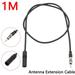 39 inch Car Stereo Radio Auto AM/FM Antenna Extension Cable Wire Cord Adapter