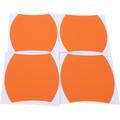 4 Pcs Car Door Handle Scratches Protective Films car Door Handle Cup Protector Side Sticker Prevent Paint Chipping Orange