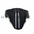 HTTMT- Smoke Black Double Bubble Windscreen Windshield for 2003-2004 Suzuki GSXR1000