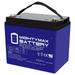 12V 35AH GEL Replacement Battery compatible with Interstate DCM0035 Wheelchair