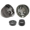 Power Acoustik NB-4 Tweeters (pair of 2) 250 Watt 4-Way Mounting 6.5in. x 5in. x 2in.