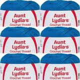 Spinrite Aunt Lydia s Fashion Crochet Thread Blue Hawaii 1 Pack of 6 Piece