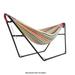 2024 New Universal Heavy-Duty Steel Hammock Stand 110 * 35 * 45in for 2 People Portable Design for 9.5 to 14 ft Hammocks Ideal for Outdoor Balconies porches patios Decks and backyards.