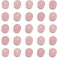 100PCS 8mm Natural Rose Quartz Beads Gemstone Round Loose Stone Beads Spacer Beads for Jewelry Making with Crystal Stretch Cord (Rose Quartz 8mm 100Beads)