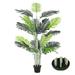 Artificial Palm Tree Fake Areca Palm Tree with Real Touch Leaves and Adjustable Branches Fake Potted Tree Artificial Tree for Indoor Outdoor House Home Office