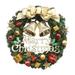 Clearance Item! Ttybhh Wreath Decorative Plaque Clearane Pvc Decorative Artificial Christmas Wreath with Red Berries and Red