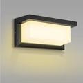 Feiyu Applique Exterieure,18W Applique Mural Moderne Extérieure, IP65 Etanche led Lampe Exterieur,