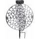 Lampe solaire pour décoration extérieure Lampe solaire de jardin led décorative jardin argent,