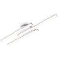 Plafonnier led Briloner leuchten go, 6 w, 480 lm, IP20, couleur aluminium, métal-plastique, 56,5 x