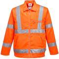 Portwest - Veste poly-coton Hi-Vis ris couleur : Orange taille xxl