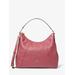 Michael Kors Sienna Large Pebbled Leather Shoulder Bag Red One Size