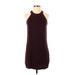 Xhilaration Casual Dress - Sweater Dress: Burgundy Dresses - Women's Size Small